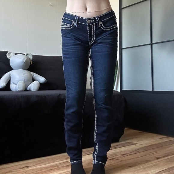 Authentic 2000s True Religion Skinny Jeans - Purple Label - Picture 3 of 8